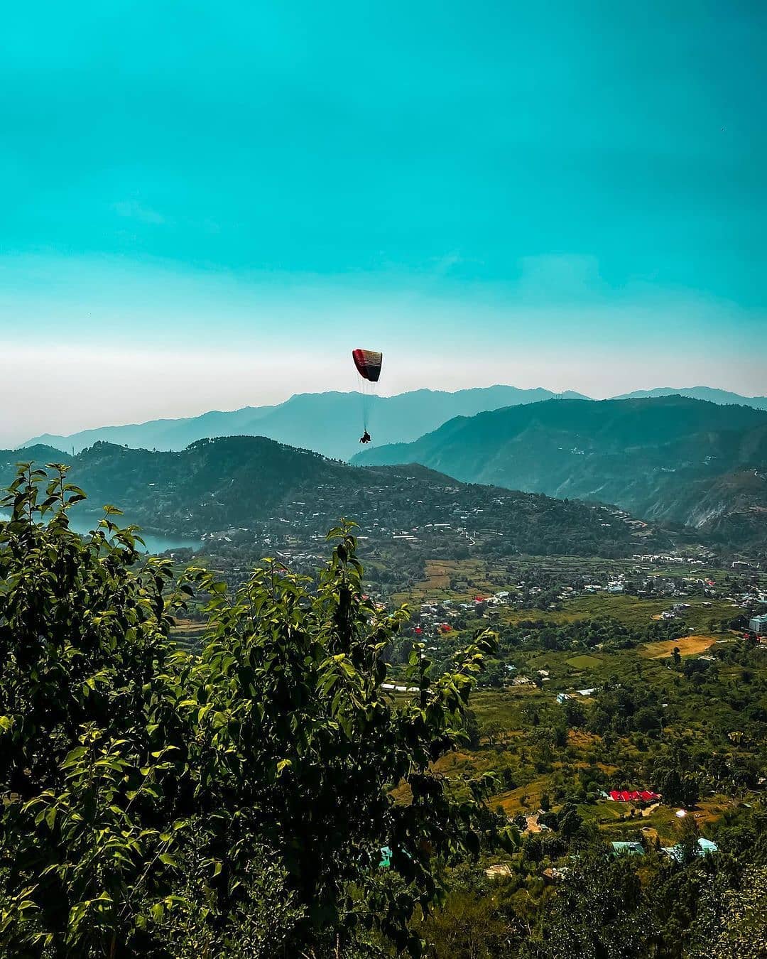 Paragliding at Bhimtal