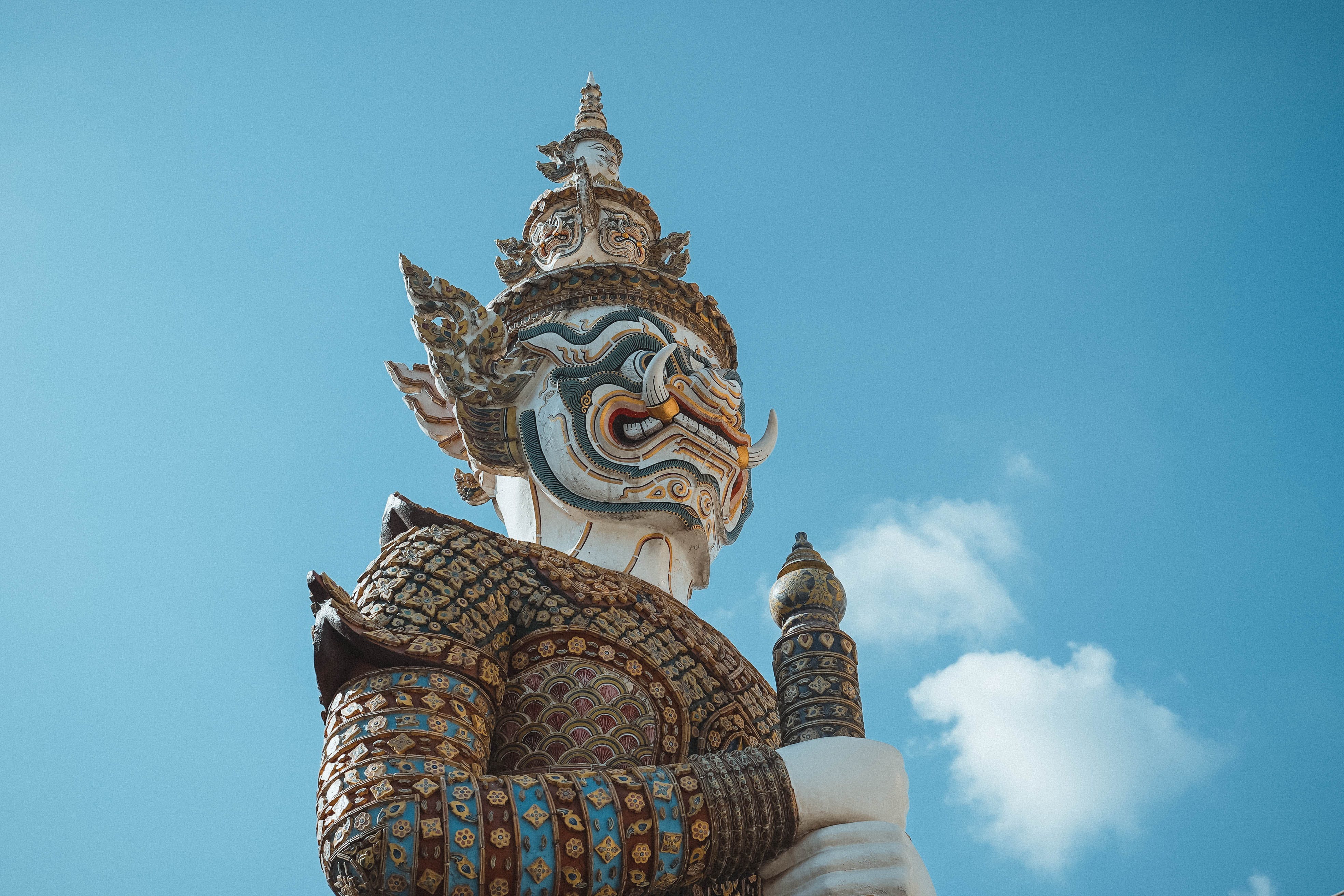 Statue of Yaksha Wat Arun Bangkok